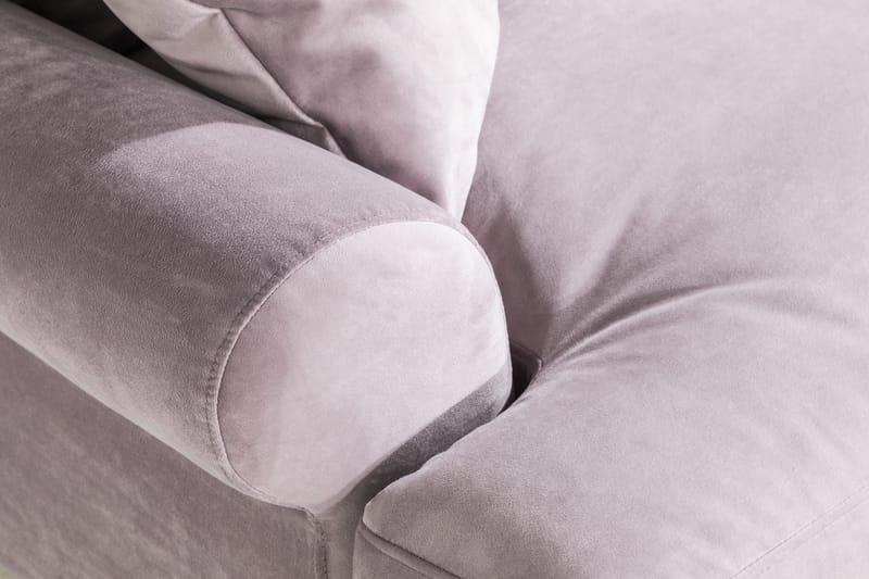 Andrew Loveseat Sammet - Lila/Mässing - Products - Möbler - Fåtölj & stolar - Fåtölj