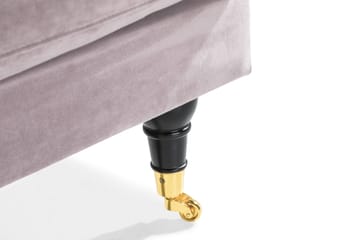 Andrew Loveseat Sammet - Lila/Mässing - Products - Möbler - Fåtölj & stolar - Fåtölj