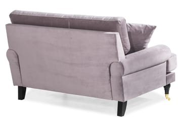 Andrew Loveseat Sammet - Lila/Mässing - Products - Möbler - Fåtölj & stolar - Fåtölj