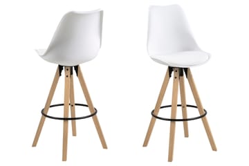 Andros Barstol - Vit - Products - Möbler - Fåtölj & stolar - Barstol & barpall