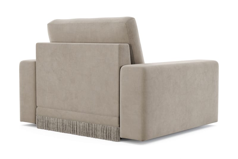 Arken Lyx Djup Sammetsfåtölj - Beige - Products - Möbler - Fåtölj & stolar - Fåtölj