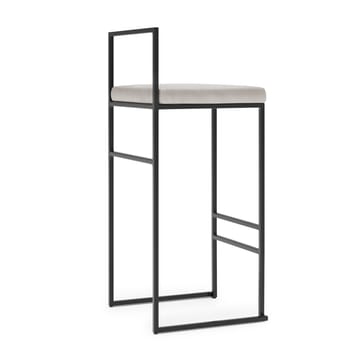 Aston barstol beige sammet - Sitthöjd 75 cm - Beige - Products - Möbler - Fåtölj & stolar - Barstol & barpall