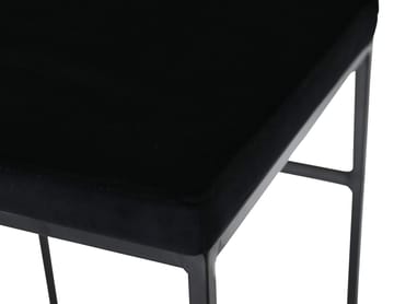 Aston barstol svart sammet sitthöjd 75 cm - Svart - Products - Möbler - Fåtölj & stolar - Barstol & barpall