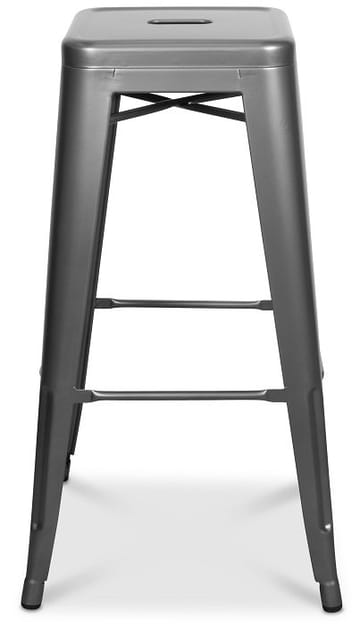 Barstol Industry Borstad Metall - Vit - Products - Möbler - Fåtölj & stolar - Barstol & barpall