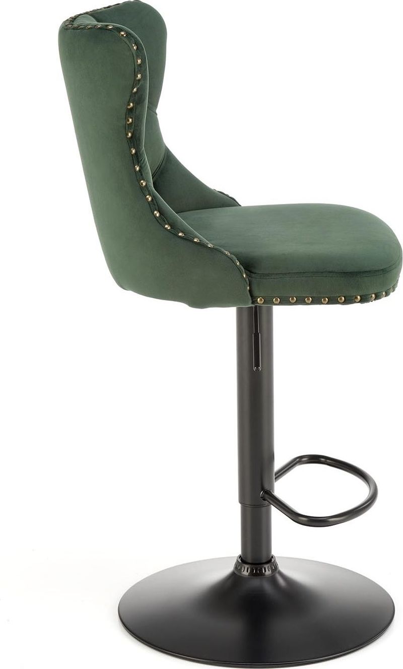 Barstol mörkgrön med gaslift, Mörkgrön
