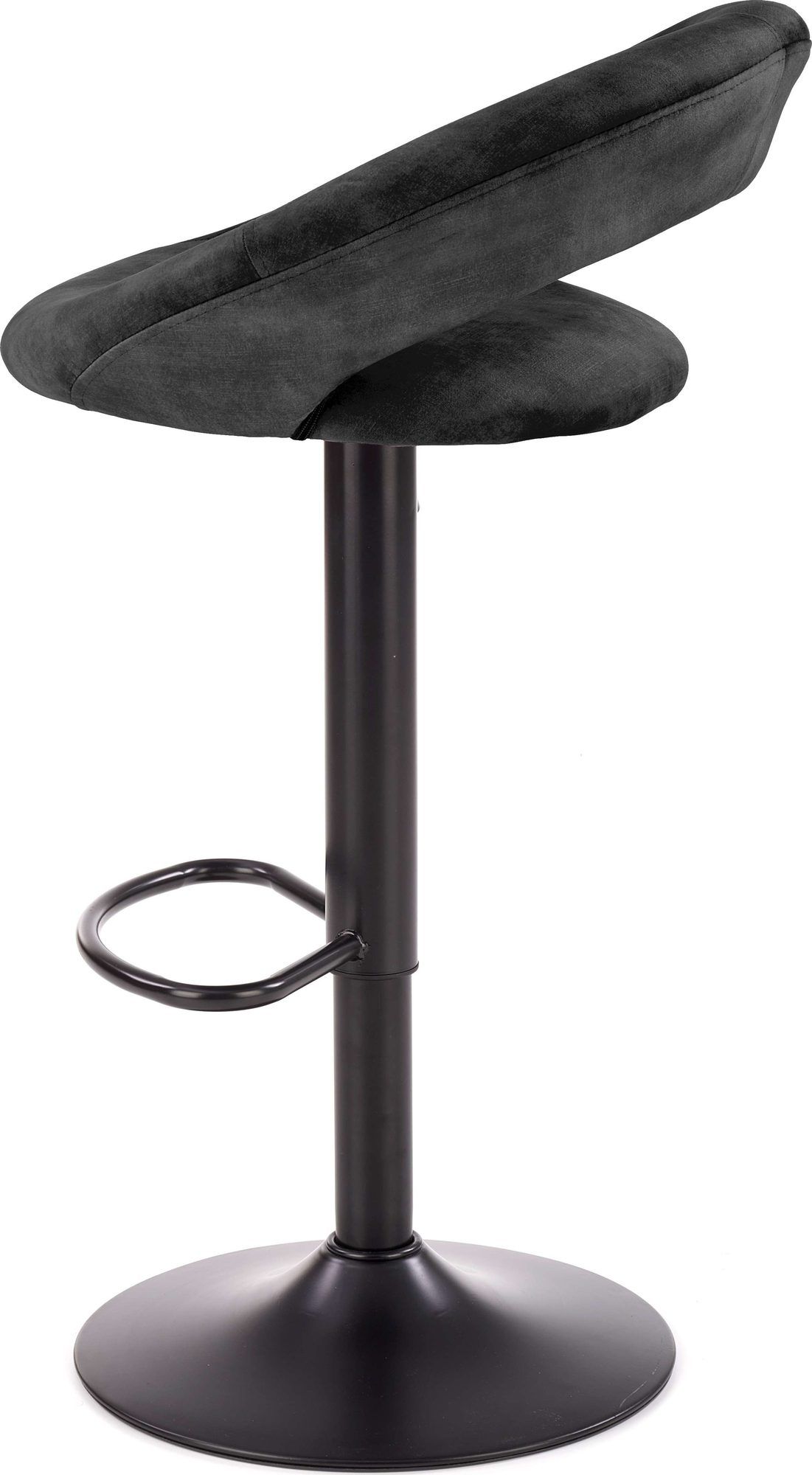 Barstol svart höj och sänkbar