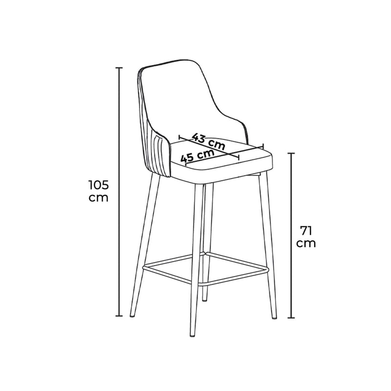 Ydra Barstolar 6-pack - Products - Möbler - Fåtölj & stolar - Barstol & barpall