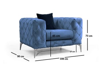 Beachport Fåtölj - Blå - Products - Möbler - Fåtölj & stolar - Fåtölj