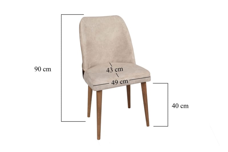 Berriaren Matstol - Valnöt - Products - Möbler - Fåtölj & stolar - Matstol & köksstol