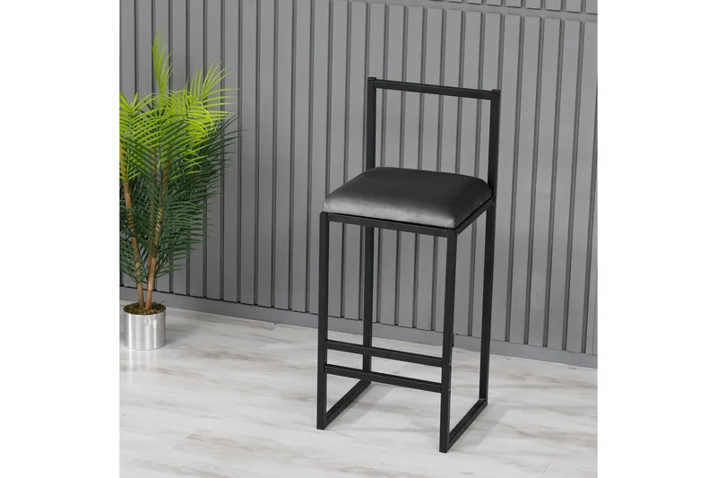 Bitanya Barstol - Mörkgrå - Products - Möbler - Fåtölj & stolar - Barstol & barpall