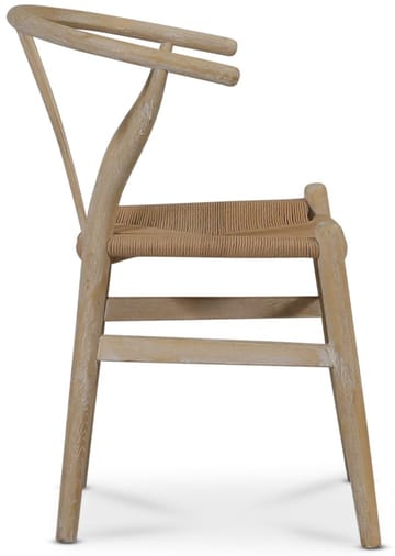 Brandon matstol whitewash med repsits - Whitewash - Products - Möbler - Fåtölj & stolar - Karmstol