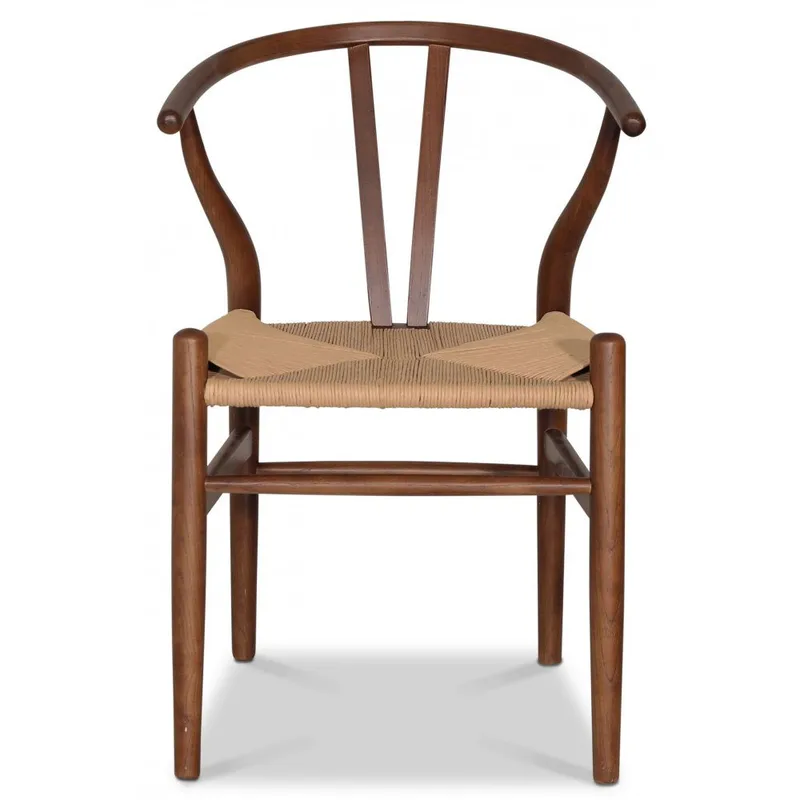 Brandon stol i valnöt med repsits - Valnöt - Products - Möbler - Fåtölj & stolar - Karmstol