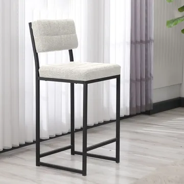 Cenanwesh Barstol - Kräm - Products - Möbler - Fåtölj & stolar - Barstol & barpall