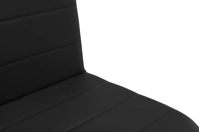 Cibus Matstol Konstläder - Svart / Krom - Products - Möbler - Fåtölj & stolar - Matstol & köksstol