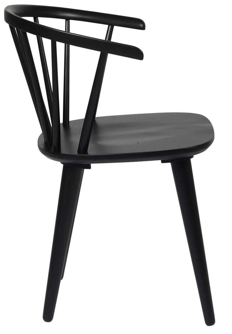 Dalsland Karmstol - Svart - Svart - Products - Möbler - Fåtölj & stolar - Matstol & köksstol