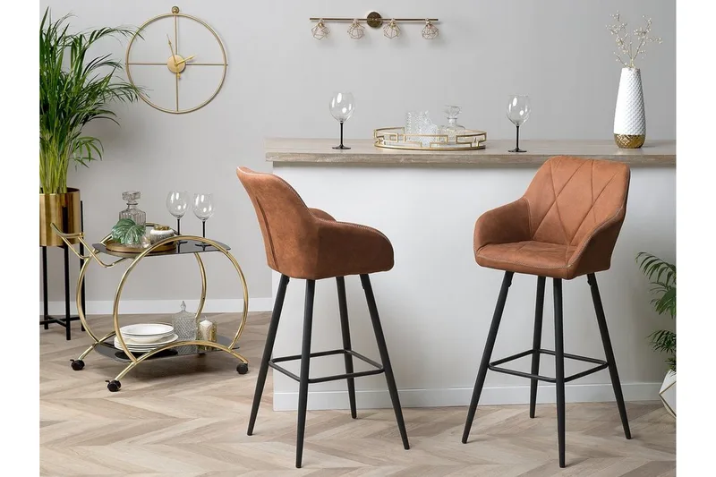 Darien Barstol 41 cm - Brun - Products - Möbler - Fåtölj & stolar - Barstol & barpall