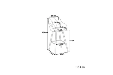 Darien Barstol 41 cm - Brun - Products - Möbler - Fåtölj & stolar - Barstol & barpall