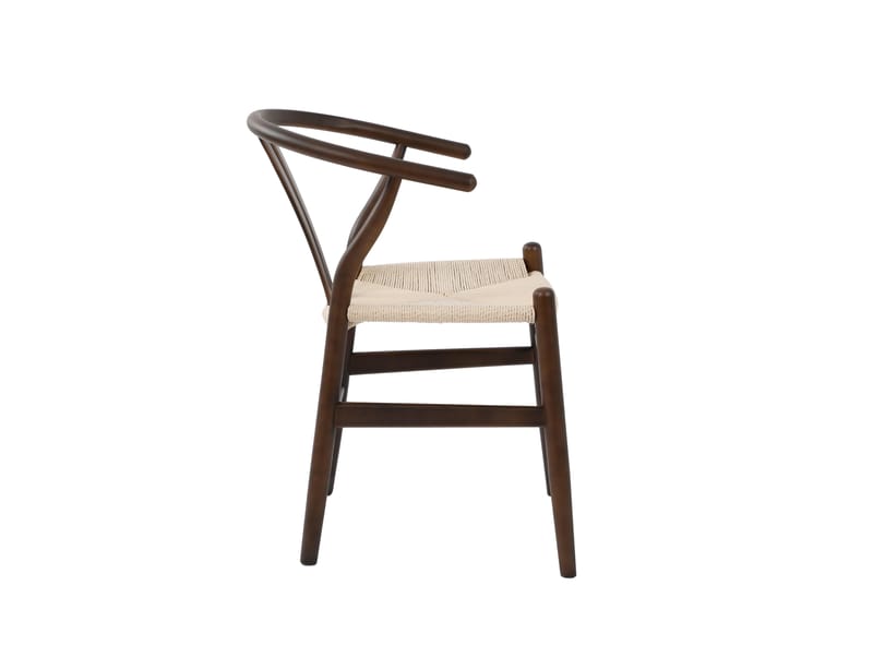 Dastoori Karmstol Matstol med Armstöd i Bokträ med Rökt Ek-utseende med Flätad Sits - Ljusbeige - Products - Möbler - Fåtölj & stolar - Karmstol