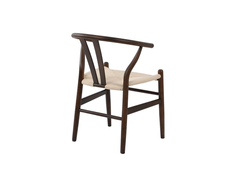 Dastoori Karmstol Matstol med Armstöd i Bokträ med Rökt Ek-utseende med Flätad Sits - Ljusbeige - Products - Möbler - Fåtölj & stolar - Karmstol