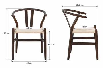 Dastoori Matstol med Armstöd - Rökt ek - Products - Möbler - Fåtölj & stolar - Karmstol