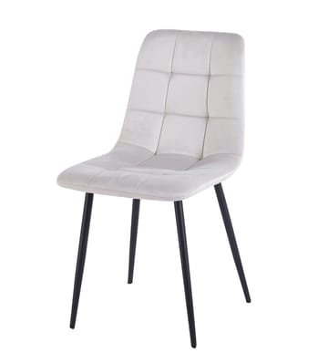 Delta matstol beige sammet - Beige sammet - Products - Möbler - Fåtölj & stolar - Matstol & köksstol