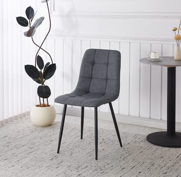Delta matstol - Grå/svart - Grå/svart - Products - Möbler - Fåtölj & stolar - Matstol & köksstol
