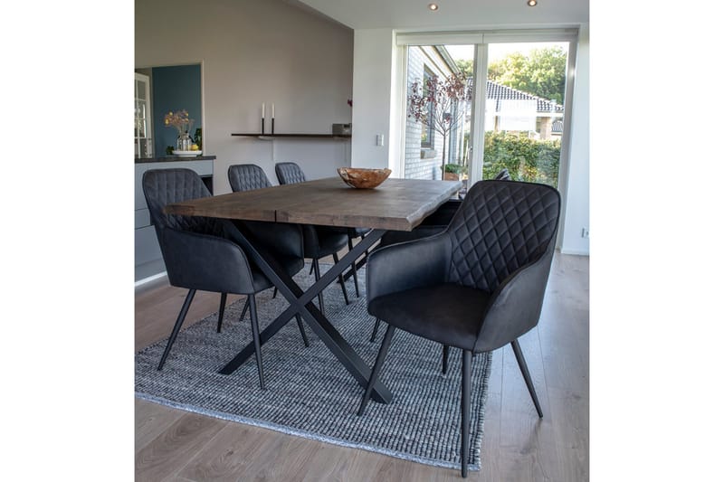 Duncansville Matstol - Grå - Products - Möbler - Fåtölj & stolar - Karmstol