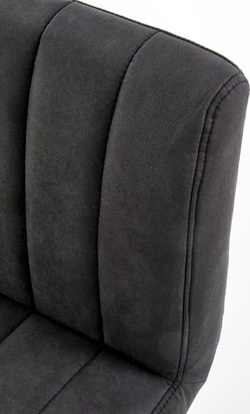 Elfrieda barstol i mörkgrå PU - Mörkgrå/svart - Products - Möbler - Fåtölj & stolar - Barstol & barpall