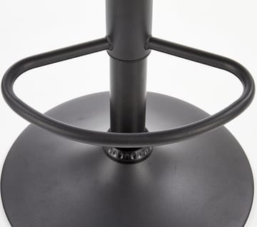 Elfrieda barstol i mörkgrå PU - Mörkgrå/svart - Products - Möbler - Fåtölj & stolar - Barstol & barpall