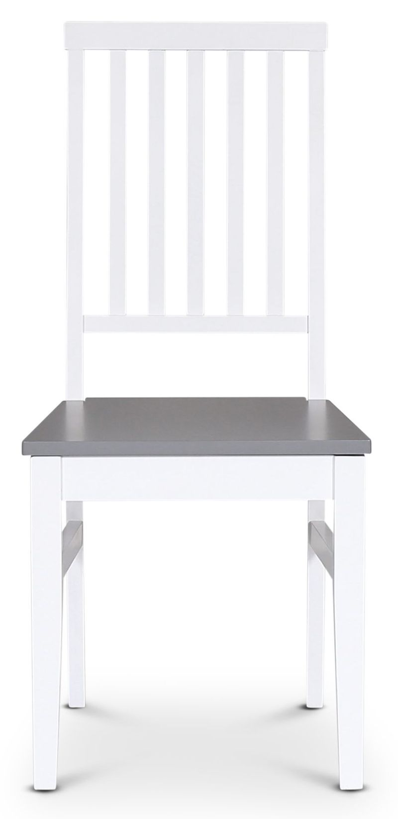 Fårö vit matstol med grå sits - Vit/Grå - Products - Möbler - Fåtölj & stolar - Matstol & köksstol