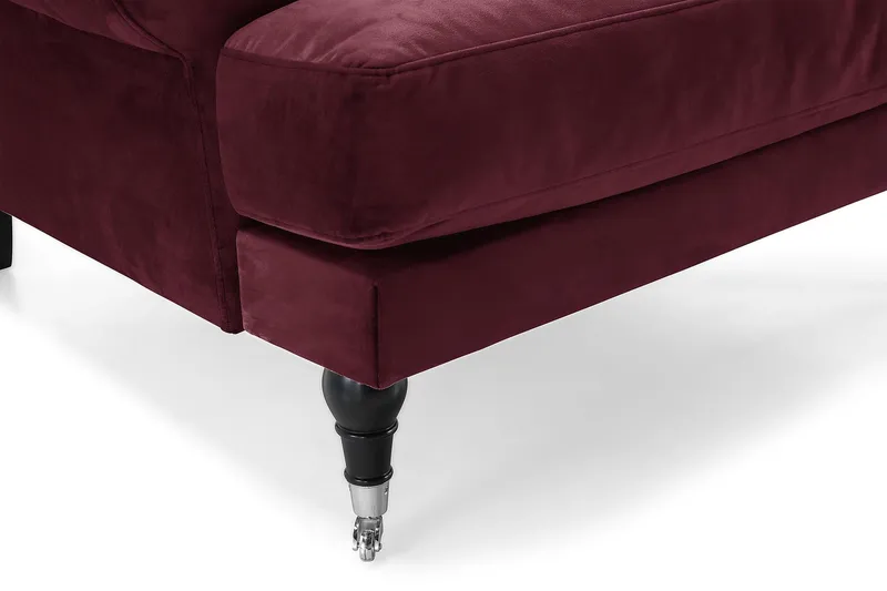 Andrew Sammetsfåtölj - Lila/Krom - Products - Möbler - Fåtölj & stolar - Fåtölj - Sammetsfåtölj