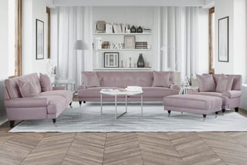Andrew Sammetsfåtölj - Lila/Krom - Products - Möbler - Fåtölj & stolar - Fåtölj - Sammetsfåtölj