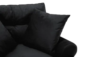 Andrew Sammetsfåtölj - Svart/Mässing - Products - Möbler - Fåtölj & stolar - Fåtölj - Sammetsfåtölj