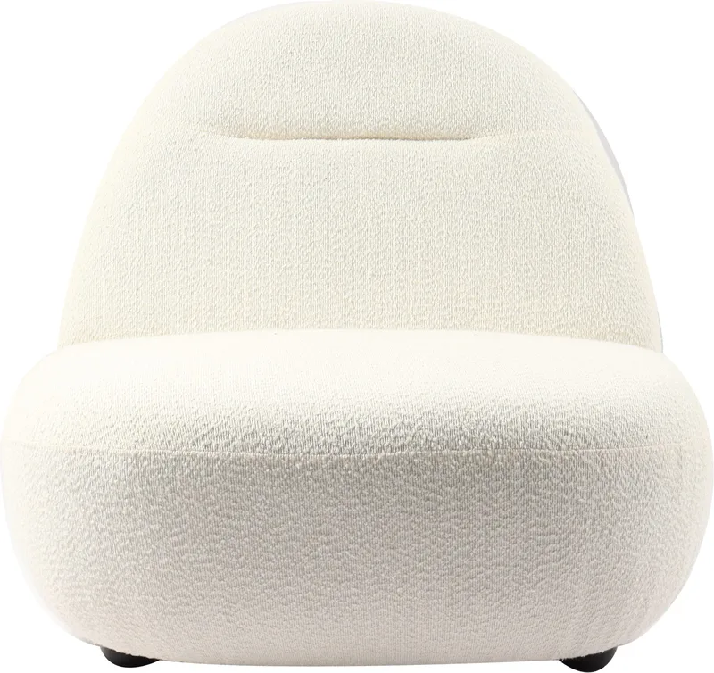 Boogi fåtölj i offwhite Boucle / Teddy