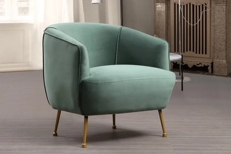 Bramelia Fåtölj - Grön - Products - Möbler - Fåtölj & stolar - Fåtölj - Clubfåtölj