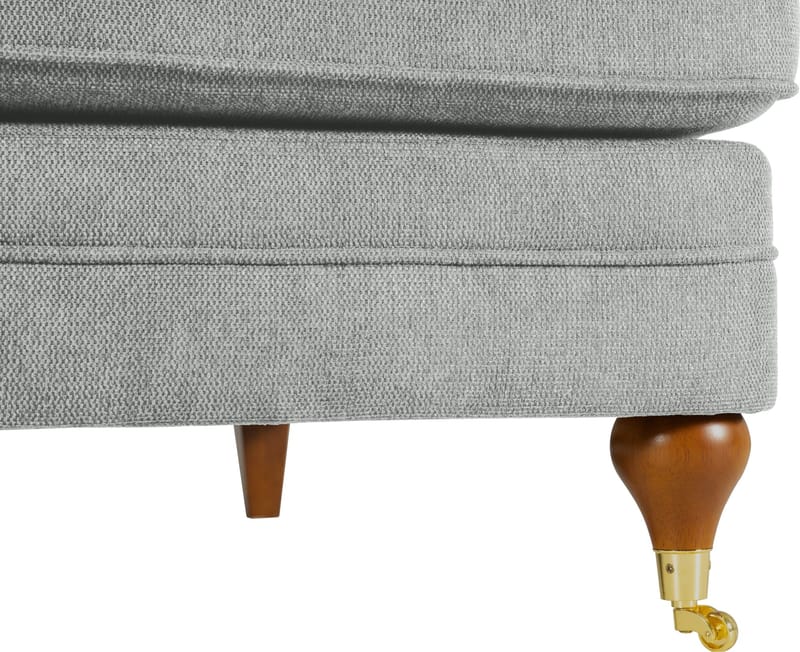 Chaiselounge Howard Watford Deluxe - Grå - Grå - Products - Möbler - Fåtölj & stolar - Fåtölj - Liggfåtölj