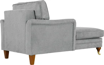 Chaiselounge Howard Watford Deluxe - Grå - Grå - Products - Möbler - Fåtölj & stolar - Fåtölj - Liggfåtölj