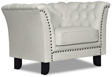 Chesterfieldfåtölj Chester Bridge i PU - Vit/Cream - Products - Möbler - Fåtölj & stolar - Fåtölj - Chesterfield fåtölj