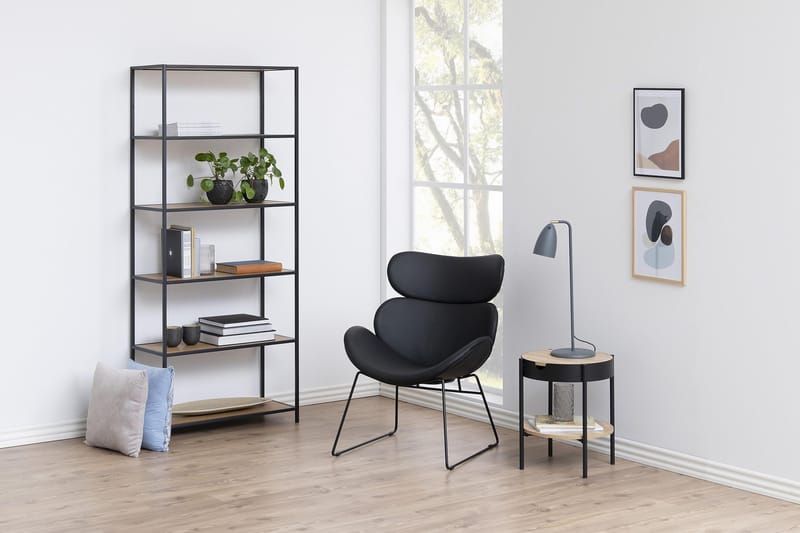 Deprema Fåtölj - Svart - Products - Möbler - Fåtölj & stolar - Fåtölj - Skinnfåtölj & läderfåtölj