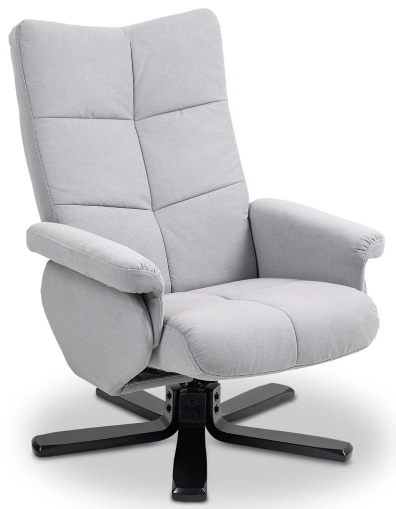 Duva ställbar fåtölj med fotpall - Grå - Grå - Products - Möbler - Fåtölj & stolar - Fåtölj - Biofåtölj & reclinerfåtölj