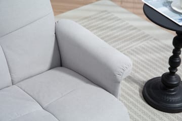 Duva ställbar fåtölj med fotpall - Grå - Grå - Products - Möbler - Fåtölj & stolar - Fåtölj - Biofåtölj & reclinerfåtölj