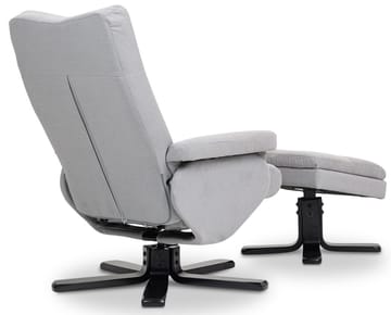 Duva ställbar fåtölj med fotpall - Grå - Grå - Products - Möbler - Fåtölj & stolar - Fåtölj - Biofåtölj & reclinerfåtölj