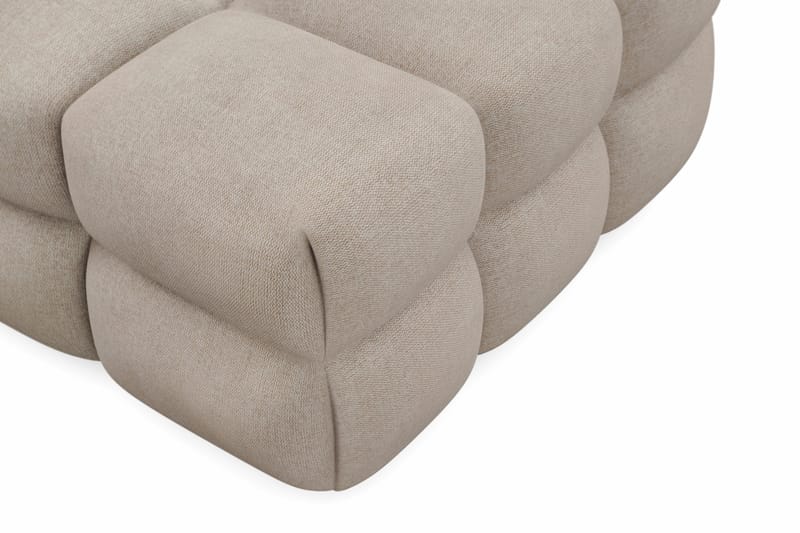 Elise Bubblig Fåtölj Utan Armstöd i Tyg - Beige - Products - Möbler - Fåtölj & stolar - Fåtölj - Fåtölj utan armstöd