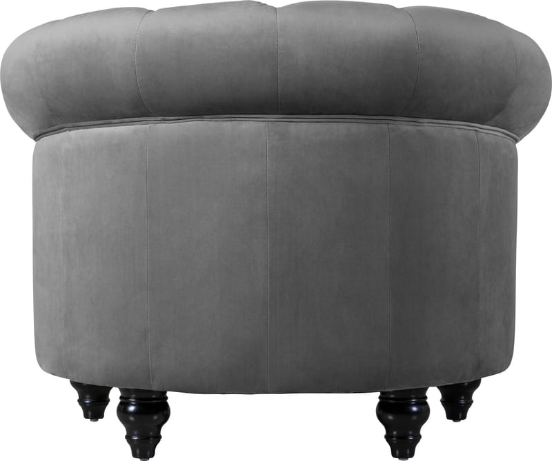 Fåtölj chesterfield grå sammet  Royal - Products - Möbler - Fåtölj & stolar - Fåtölj - Chesterfield fåtölj