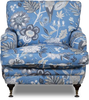 Fåtölj Howard blommigt tyg blå - Products - Möbler - Fåtölj & stolar - Fåtölj - Howard fåtölj