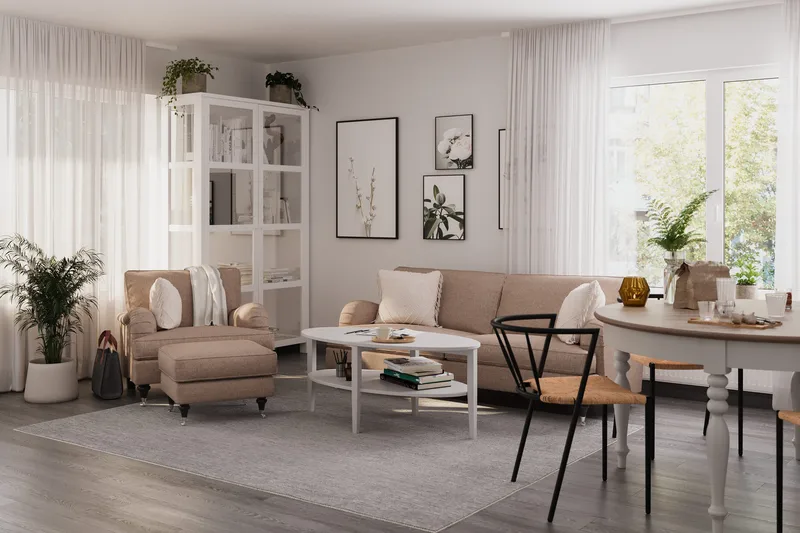 Howard Classic Fåtölj - Mörkbeige - Products - Möbler - Fåtölj & stolar - Fåtölj - Howard fåtölj