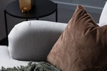 Howard Riviera Fåtölj med Fotpall - Linnegrå - Products - Möbler - Fåtölj & stolar - Fåtölj - Fåtölj med fotpall