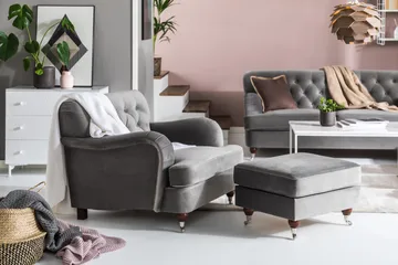 Howard Riviera Fåtölj - Silvergrå - Products - Möbler - Fåtölj & stolar - Fåtölj - Howard fåtölj