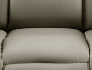 Massagefåtölj i beige PVC med fjärrkontroll - Cappuccino - Products - Möbler - Fåtölj & stolar - Fåtölj - Massagestol & massagefåtölj