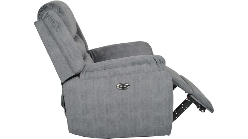 Olvani Reclinerfåtölj i tyg elektrisk - Grå - Products - Möbler - Fåtölj & stolar - Fåtölj - Biofåtölj & reclinerfåtölj